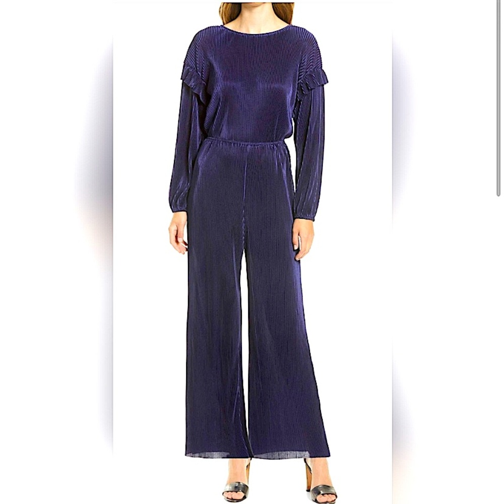 Halogen Elegant Navy Jumpsuit